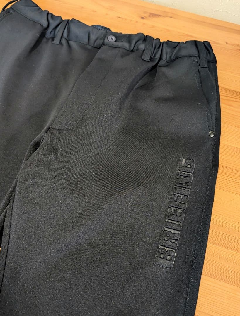 BRIEFING 3DロゴスリムパンツMサイズ　ブラック