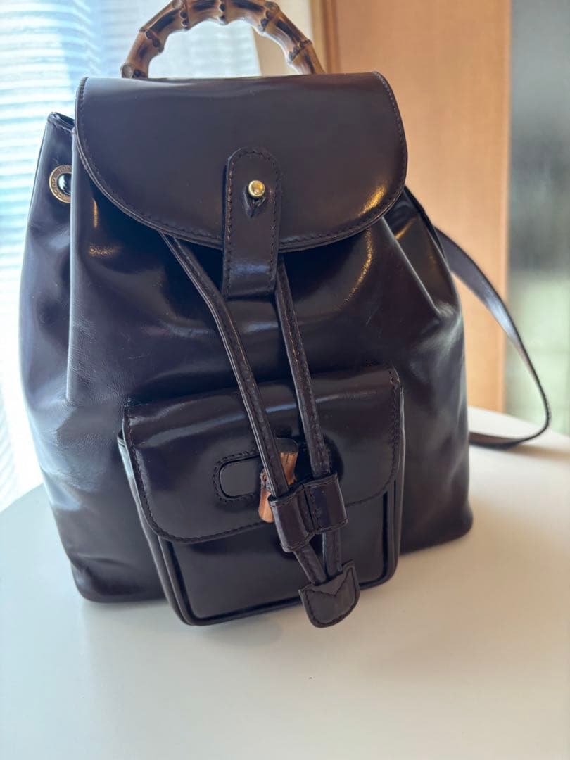 グッチ　GUCCGIレザー ミニリュック ヴィンテージ