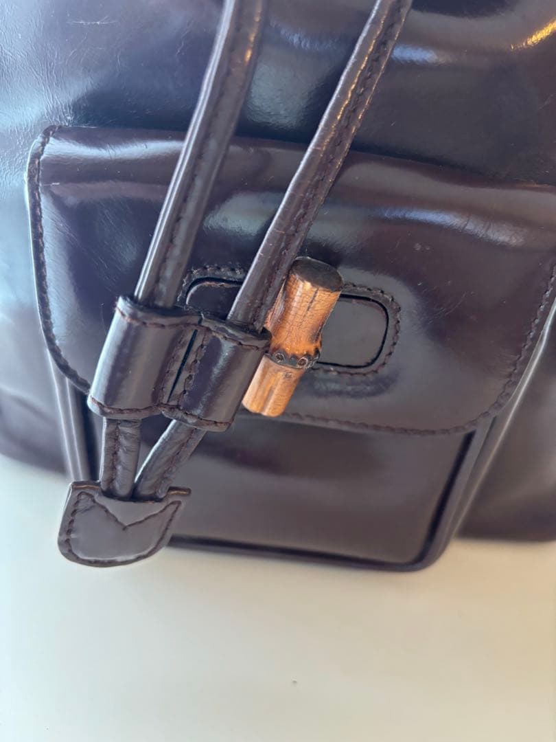 グッチ　GUCCGIレザー ミニリュック ヴィンテージ