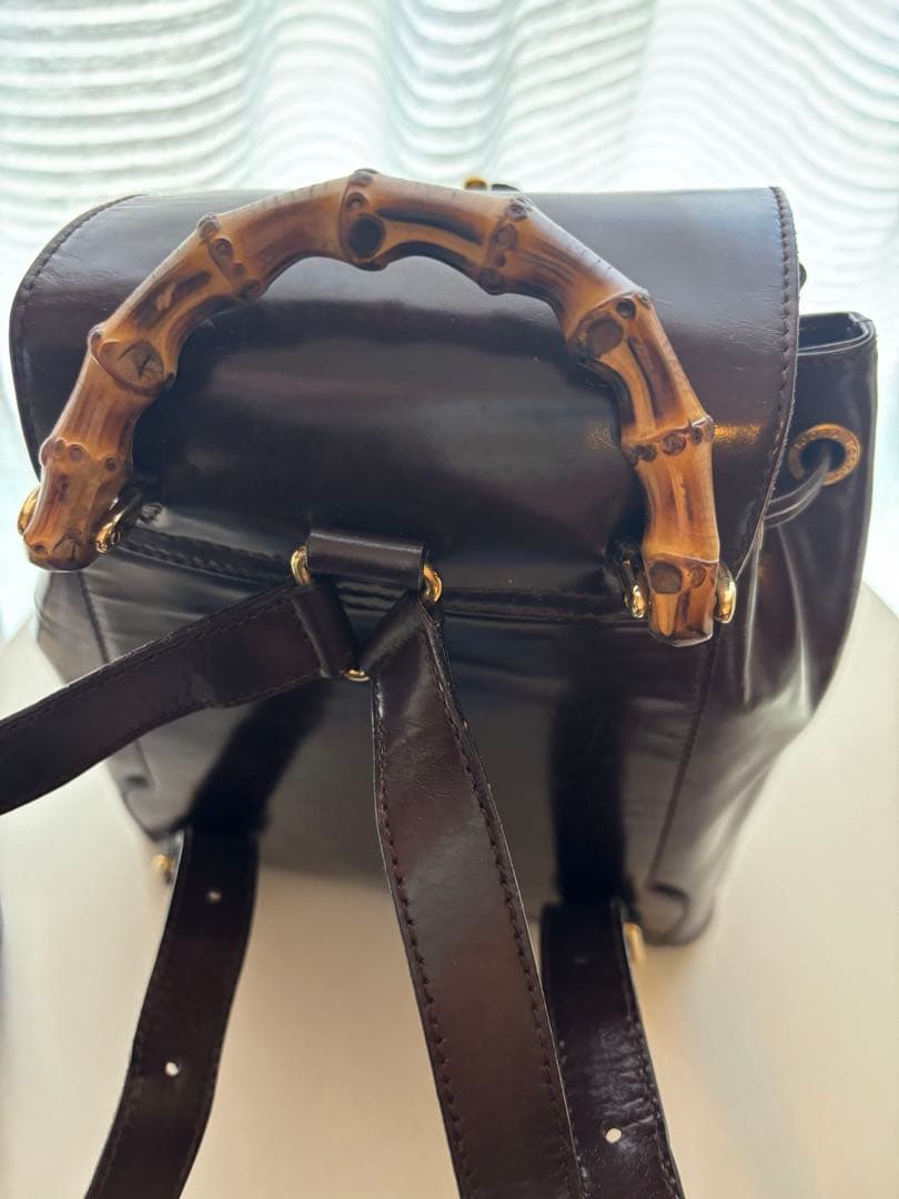 グッチ　GUCCGIレザー ミニリュック ヴィンテージ