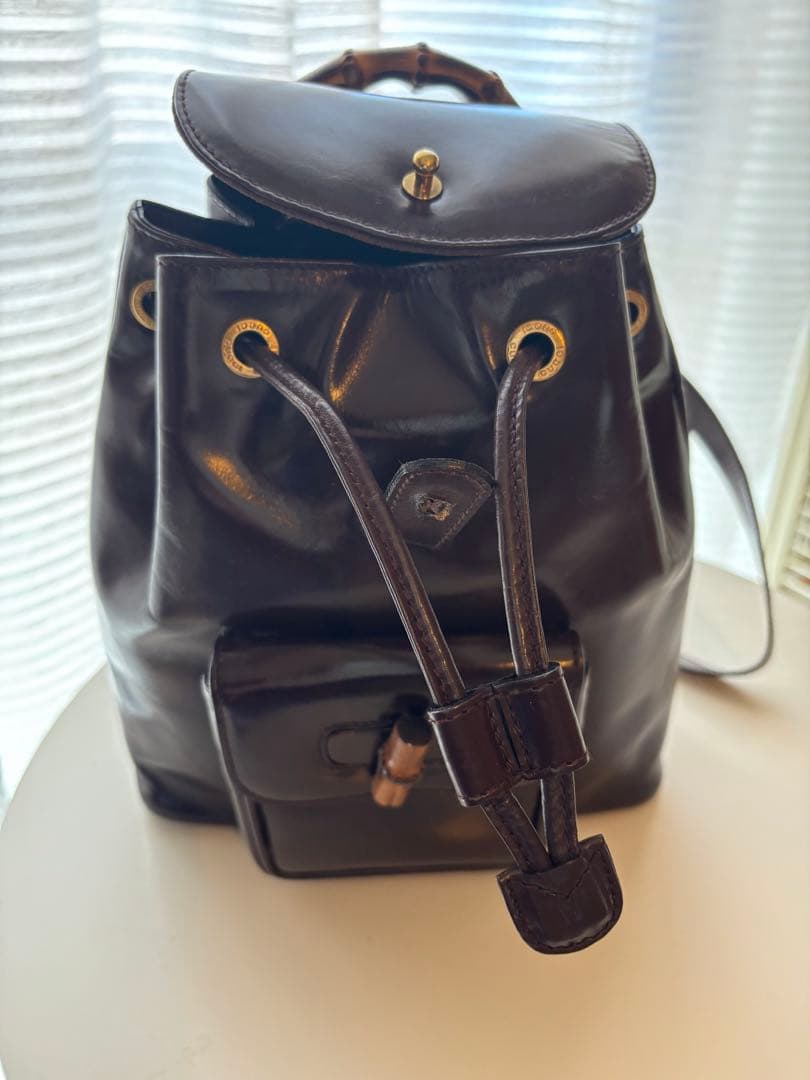グッチ　GUCCGIレザー ミニリュック ヴィンテージ