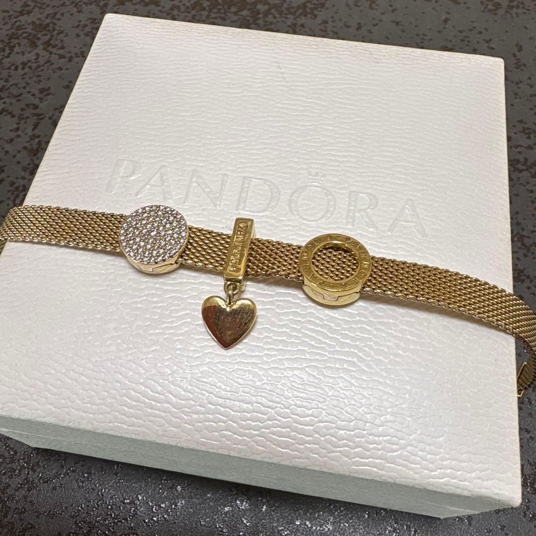 PANDORA ブレスレット16cm ゴールド