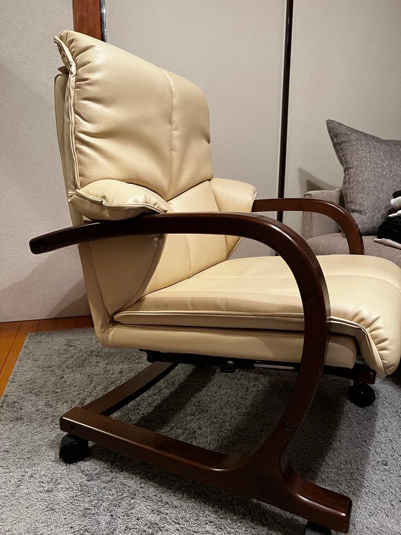 FUJI FURNITURE ダイニングチェア キャスター付き