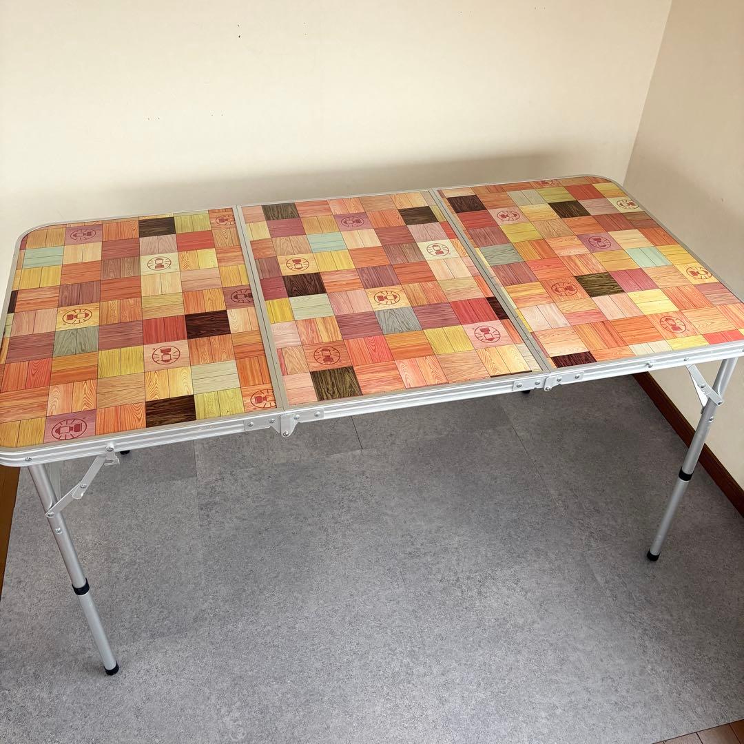 コールマン　テーブル　キャンプ　BBQ ナチュラルモザイクリビングテーブル