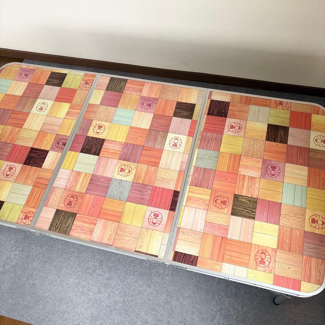 コールマン　テーブル　キャンプ　BBQ ナチュラルモザイクリビングテーブル