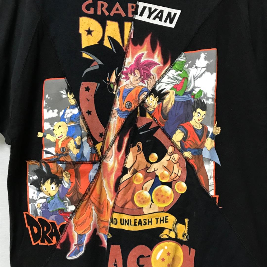 ink ドラゴンボール グラフィックTシャツ ブラック