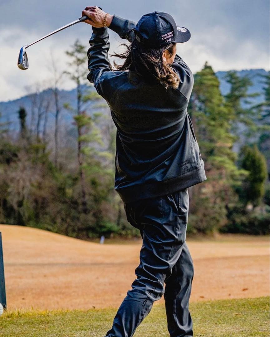 【NO GOLF】CLUBHAUS × NO COFFEE / ハーフジップ