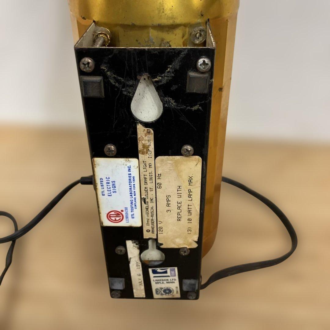 Michelob Golden Draft Light ボトルランプ ネオン管