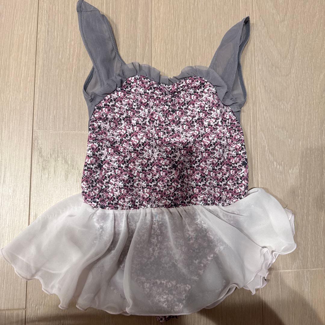 stina バレエ レオタード 花柄 グレー スティナ Pサイズ - yellows.co