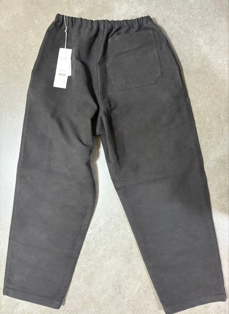 comoli 25aw モールスキンドローストリングパンツ　サイズ1