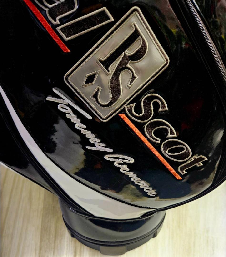 送料無料/美品 Armour　エナメル大型プロスタッフ用キャディバック