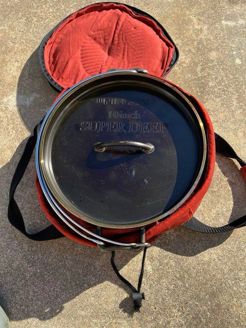 最終ユニフレーム　ダッチオーブン10インチ　セット