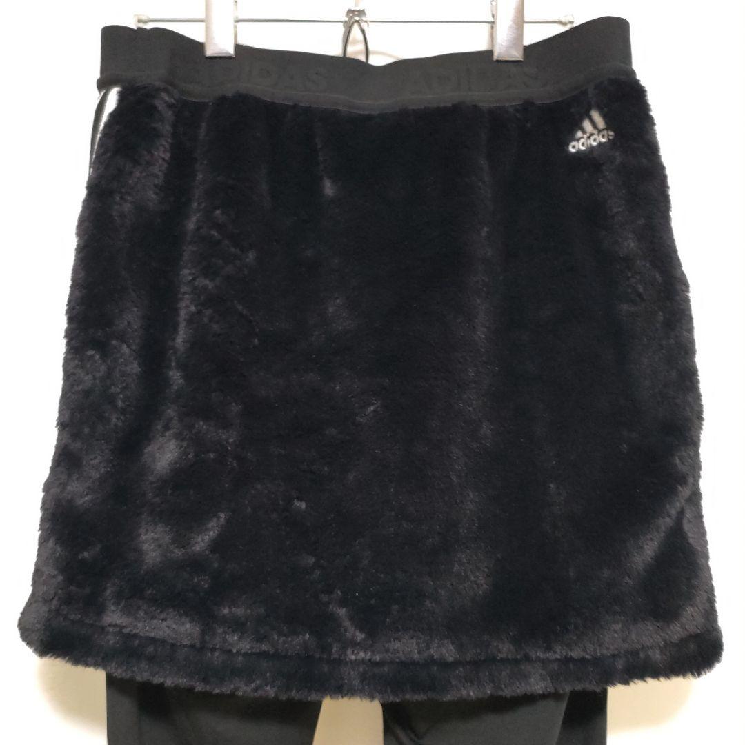 アディダス★ゴルフ★3点組★セットアップ★ボアフーディ★ボアスカート★レギンス付