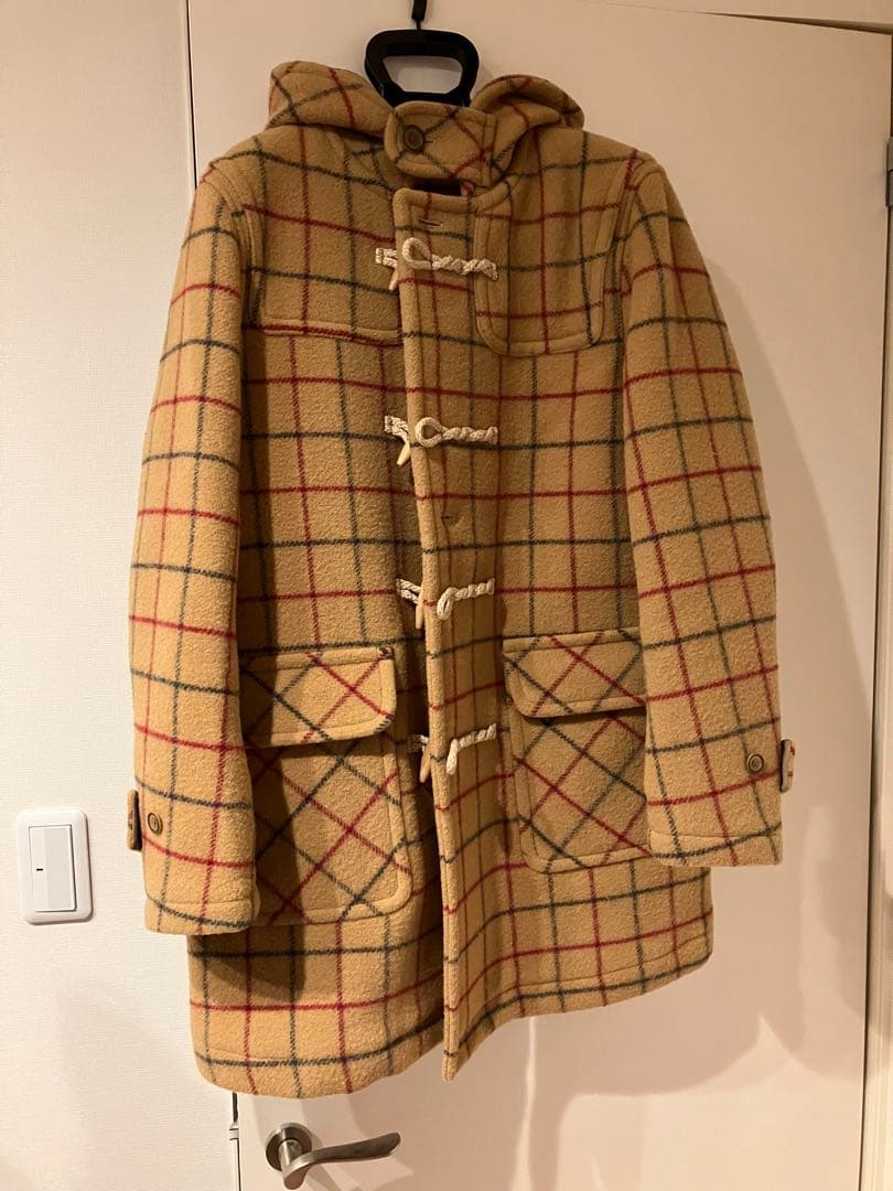 サイズ 3 SOUTIENCOL チェック ダッフルコート スティアンコル