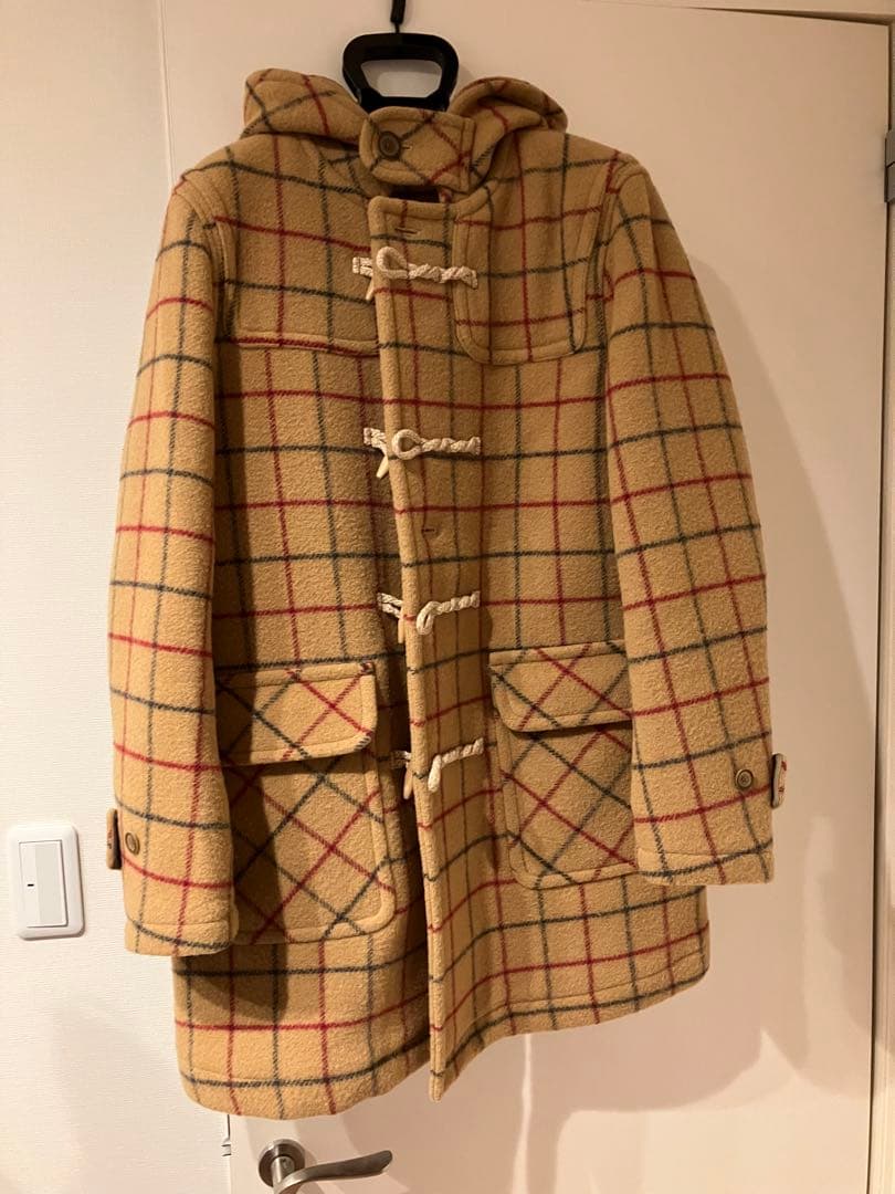 サイズ 3 SOUTIENCOL チェック ダッフルコート スティアンコル