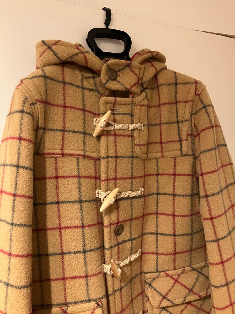 サイズ 3 SOUTIENCOL チェック ダッフルコート スティアンコル