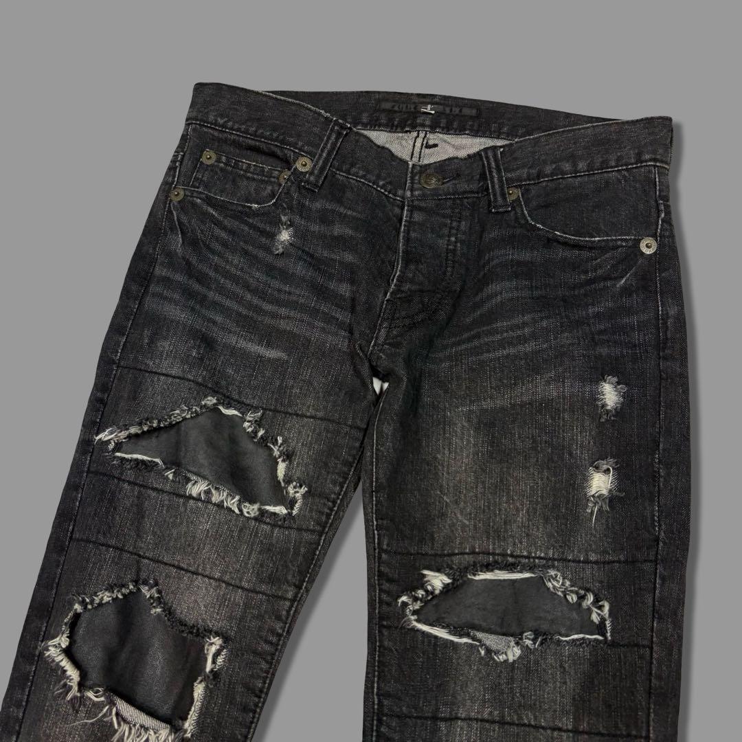 パンツ Rare 00s Archive No ID BlackGrunge Denim