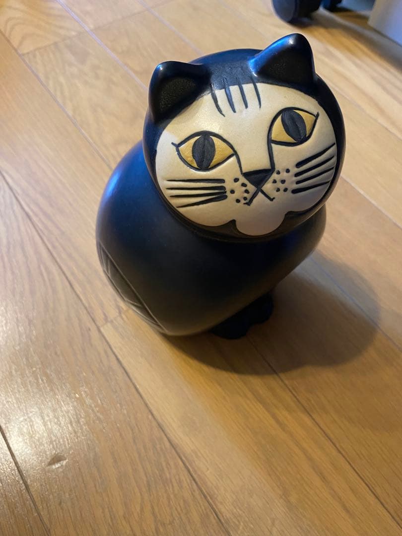 美品★リサラーソンミアMIA 猫の置物　ミディアム LISA LARSON