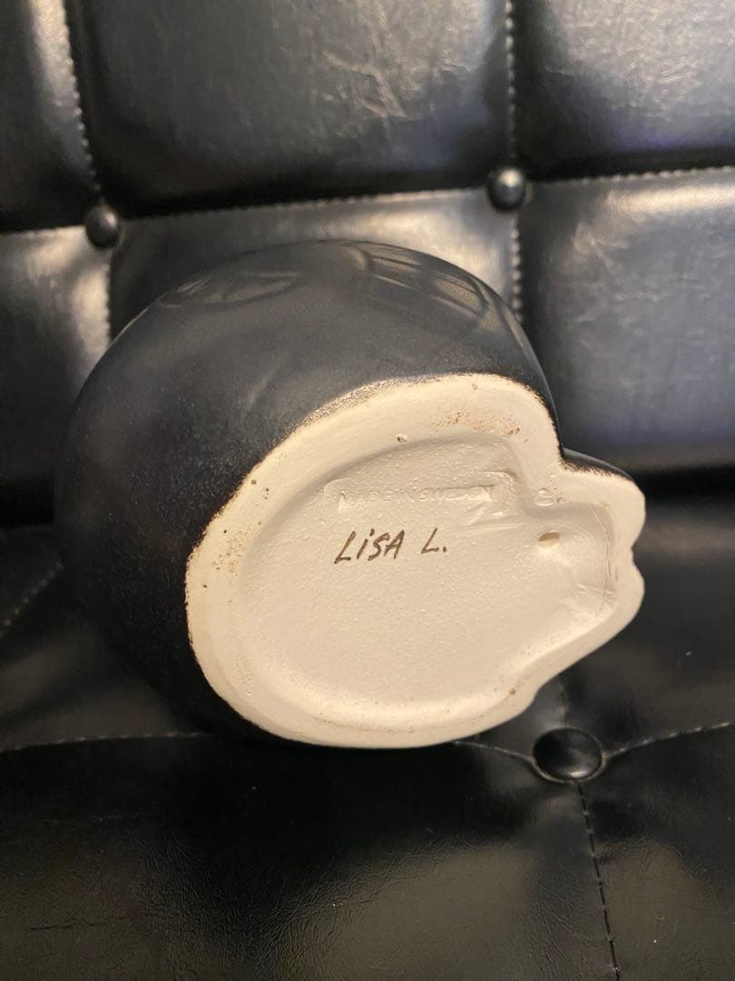 美品★リサラーソンミアMIA 猫の置物　ミディアム LISA LARSON