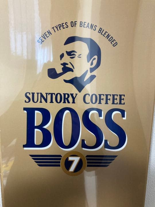 SUNTORY BOSS 7ELEVEN コラボ　ボスボード