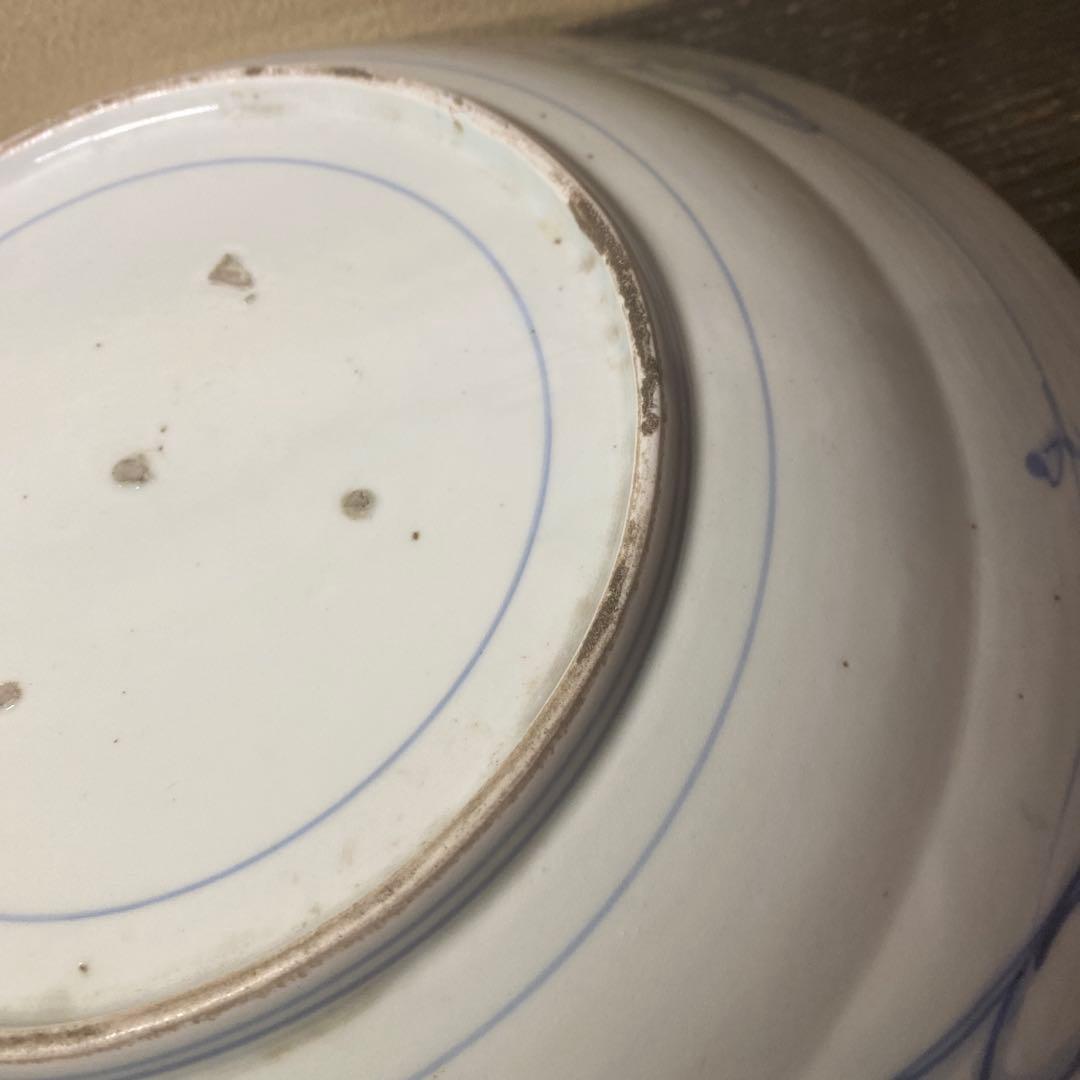 ヨーロッパ里帰り古伊万里芙蓉手大皿