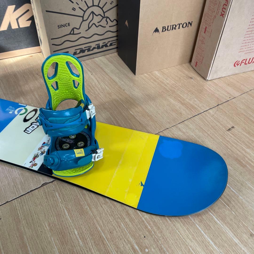 BURTON　キッズスノーボードセット　バートンバイン付　CUSTOM　カスタム