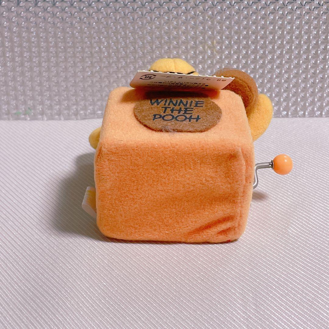 東京ディズニーランド　くまのプーさん　ぬいぐるみ　手回しオルゴール　インテリア