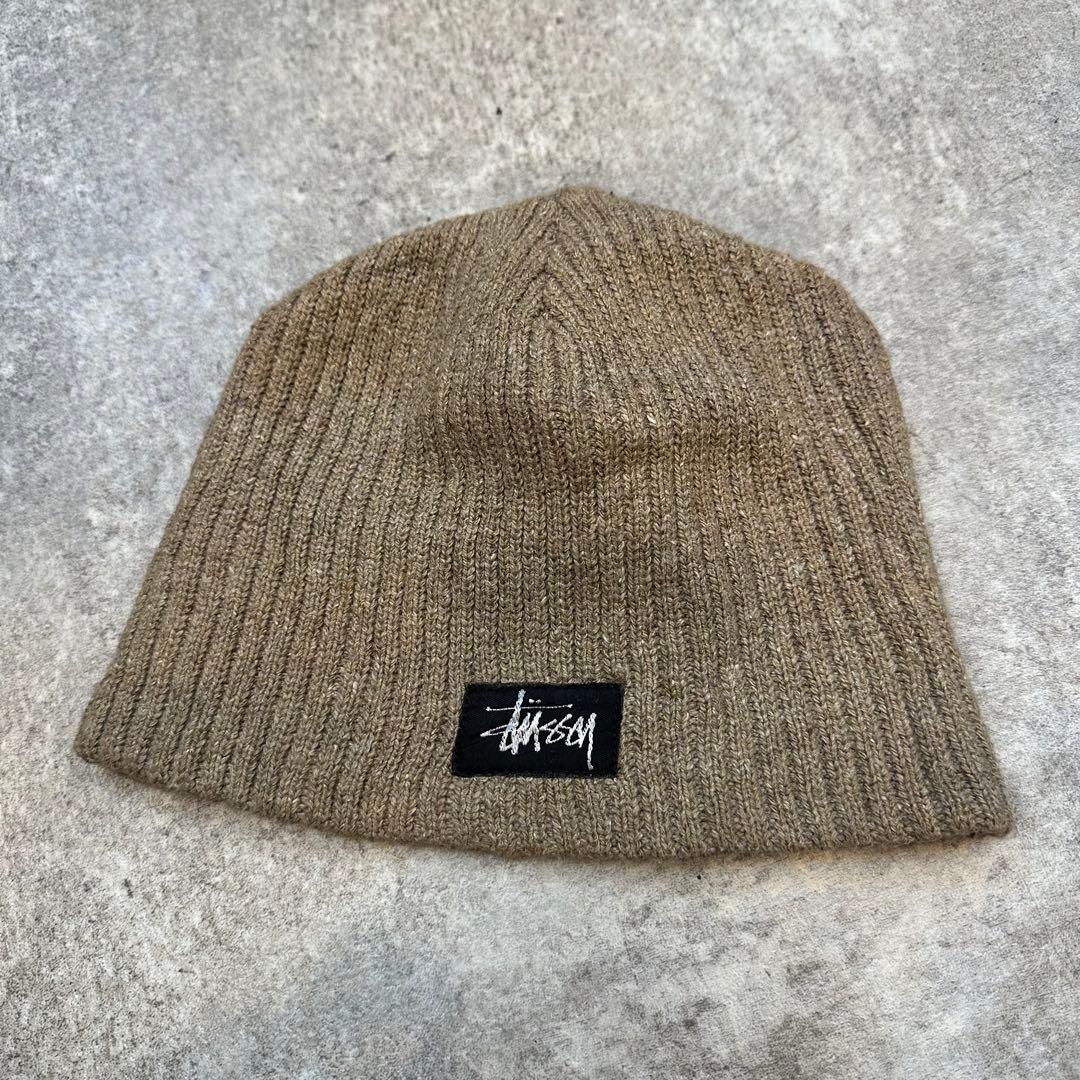 ステューシー old stussy 90s ニット帽 ビーニー - メルカリ
