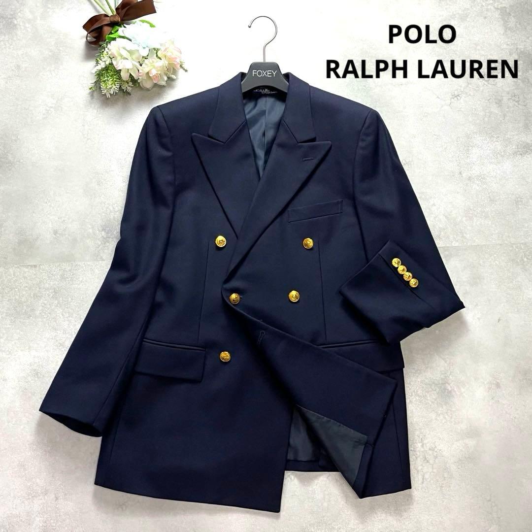 ポロラルフローレン 紺ブレ ブレザー ジャケット ネイビー 金ボタン