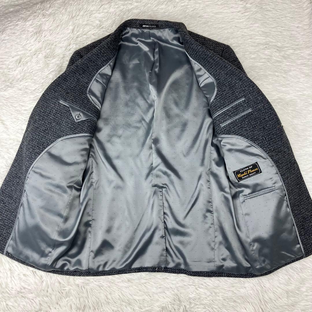 【未使用】ミユキプランザ　ツイード　テーラードジャケット　Mサイズ