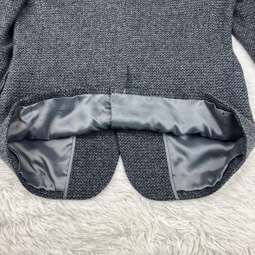 【未使用】ミユキプランザ　ツイード　テーラードジャケット　Mサイズ