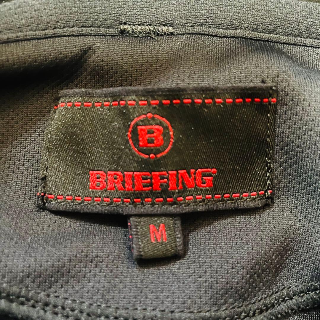6512【美品】　ブリーフィング　プルオーバーパーカー　スウェード調　23年　黒