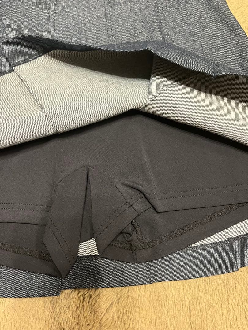 A.P.C. GOLF(アー・ペー・セー ゴルフ）デニム風プリーツスカート⭐︎新品