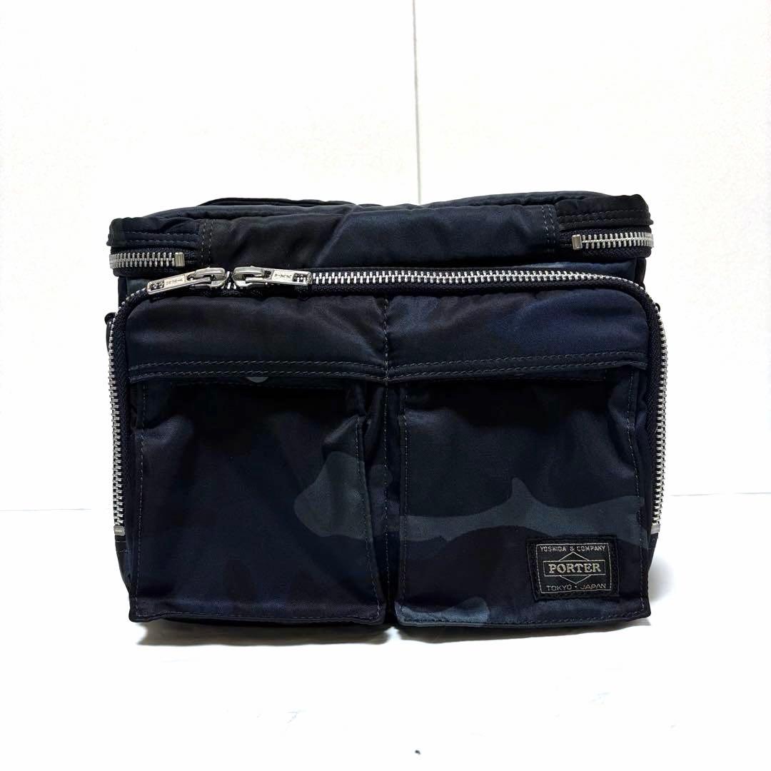 激レア✨極美品 ポーター タンカー カメラバッグ カモフラ ネイビー 吉田カバン