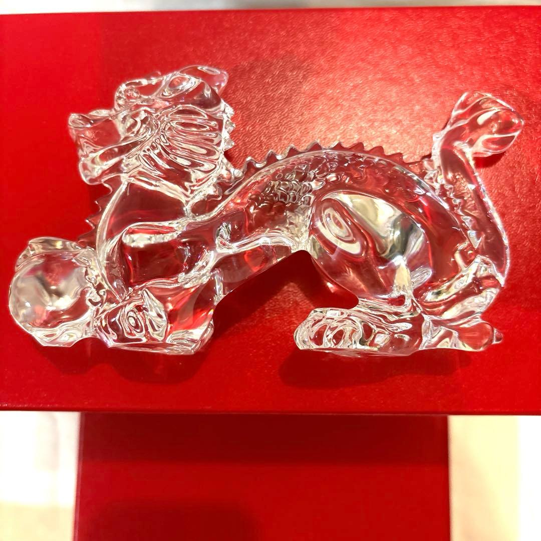 美品　バカラ　干支オブジェ　ドラゴン　箱付き