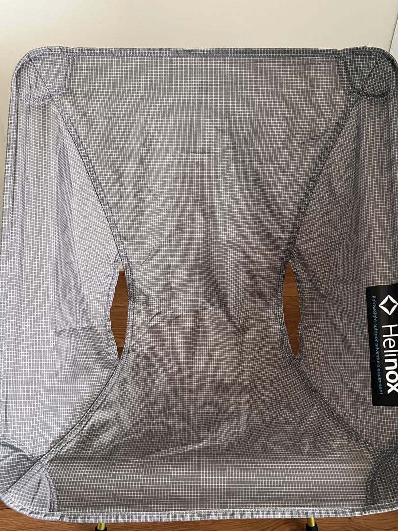 Helinox チェアゼロ アウトドアチェア グレー・チェック柄