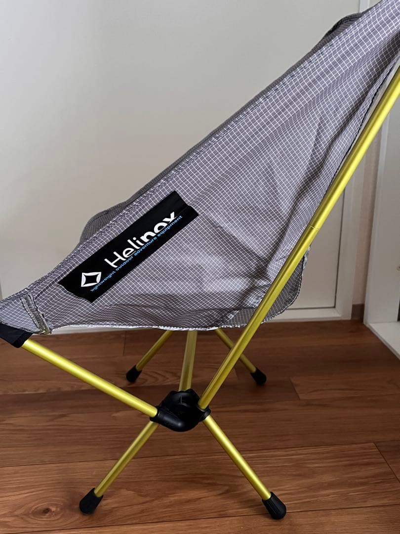 Helinox チェアゼロ アウトドアチェア グレー・チェック柄