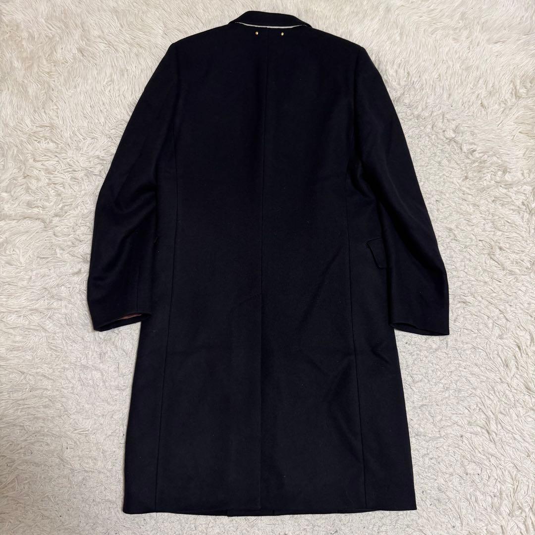 現行タグ極美品Lサイズ　ポールスミス　チェスターコート　キルティング　レザータグ