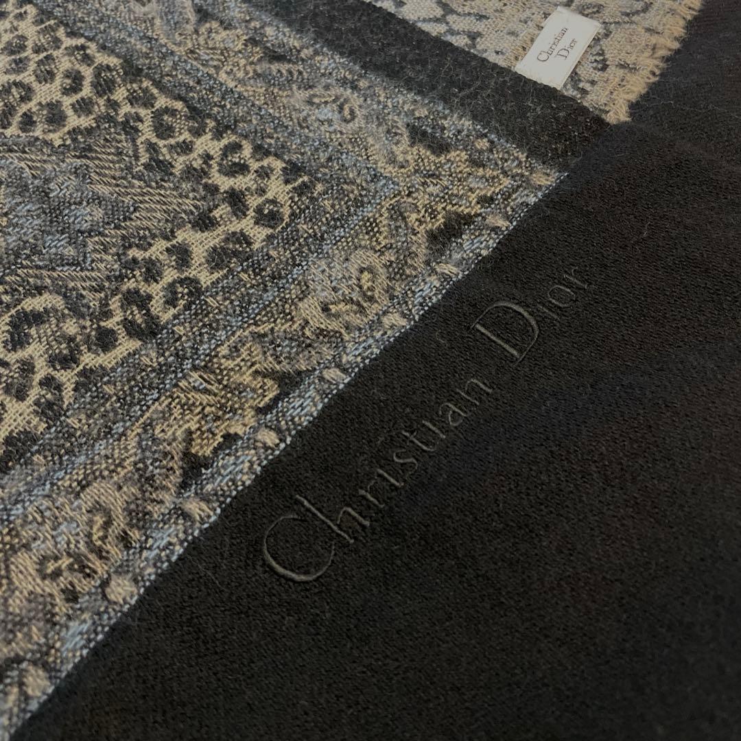 即日発送‼️ クリスチャンディオール　大判　ストール　ヒョウ柄