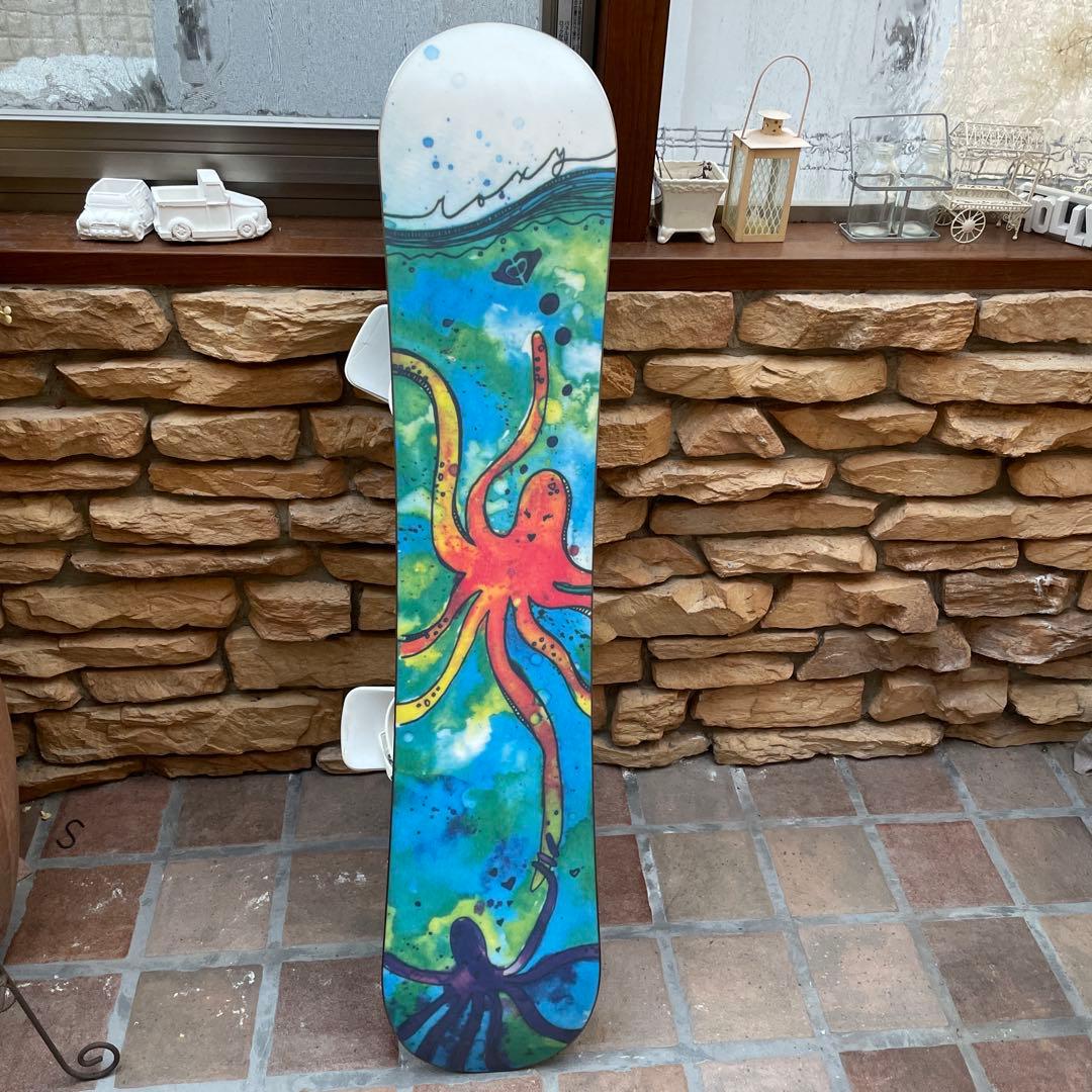 ROXY スノーボード板　ビィンディング付き