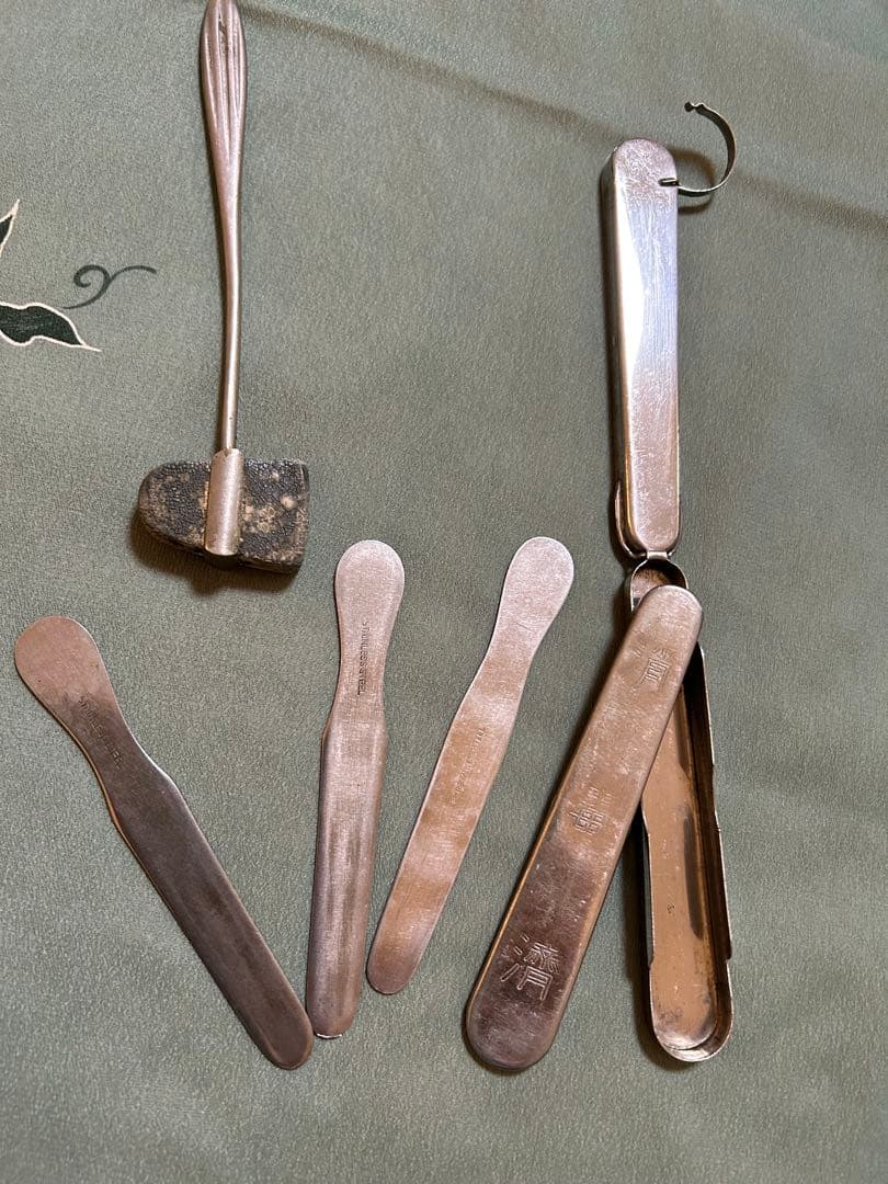 医療用レザーカバン 聴診器、アネロイド式血圧計等付き