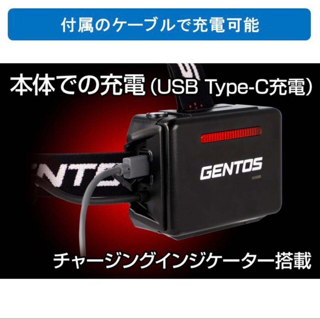 新品未使用5年保証未登録　GENTOS GH-280RG LEDヘッドライト