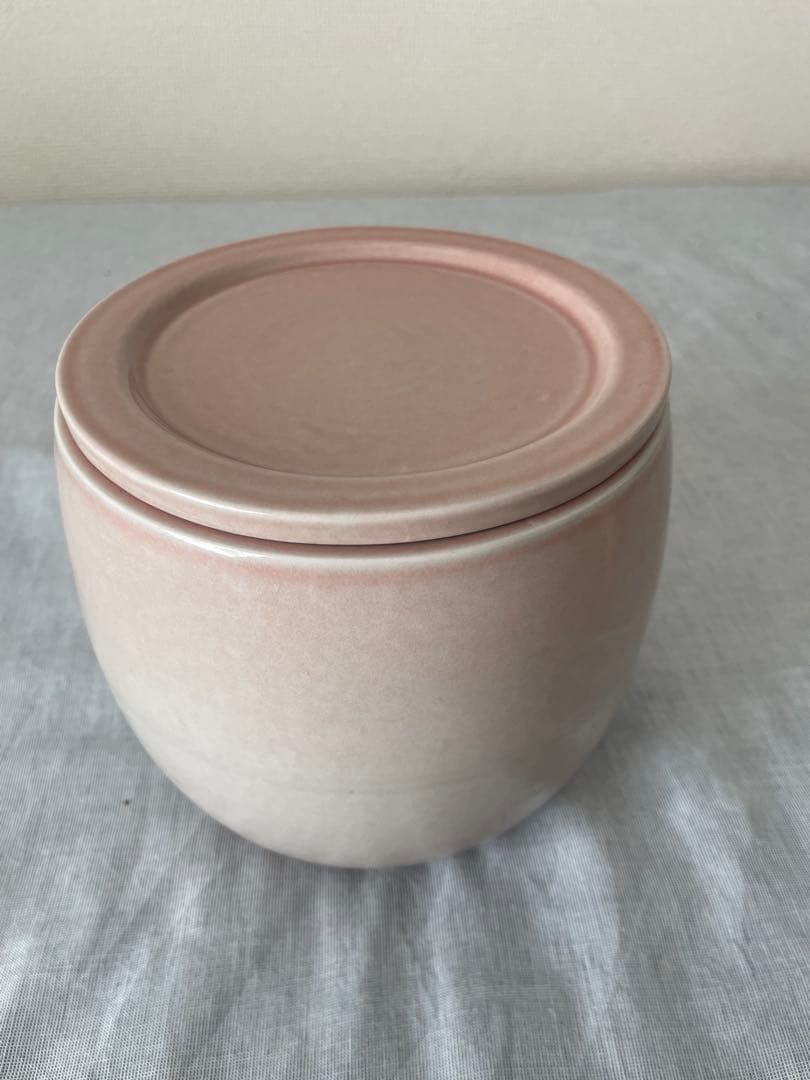 信楽焼 明山窯 ぬか壺 寺本りえ子 ぬか漬け壺 ピンク - メルカリ