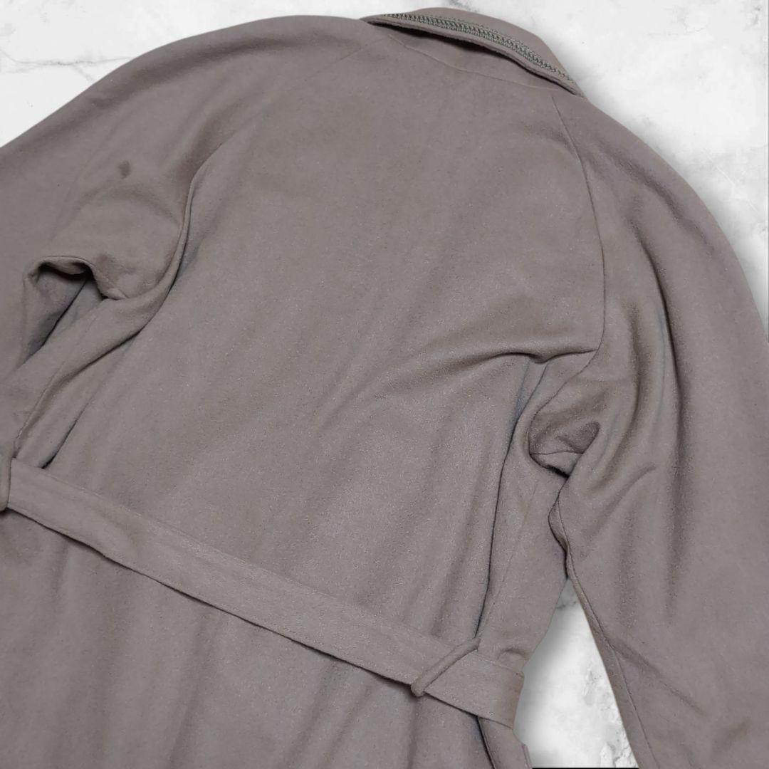 希少✨バーバリーズ ガウンコート ヴィンテージ カシミヤ混　ノバチェック　L