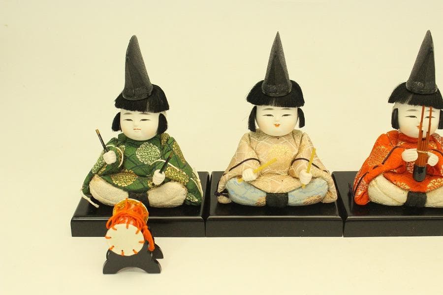 雛司 光陽 豆雛 木目込人形 揃い(A982)