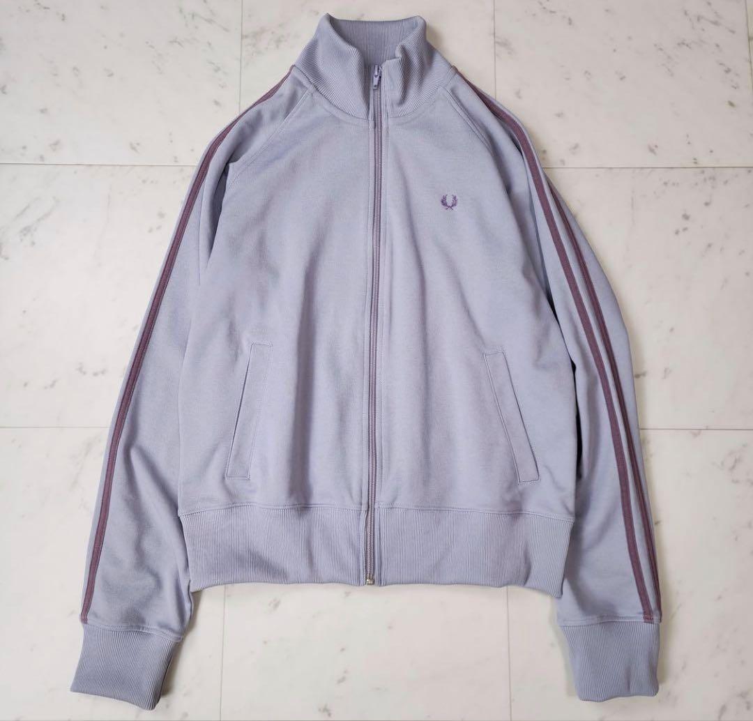 フレッドペリー トラックジャケット 月桂樹 薄紫 ポルトガル製 Lサイズ
