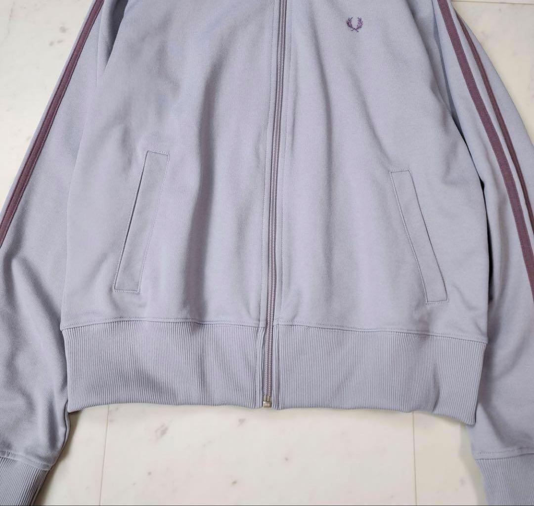 フレッドペリー トラックジャケット 月桂樹 薄紫 ポルトガル製 Lサイズ