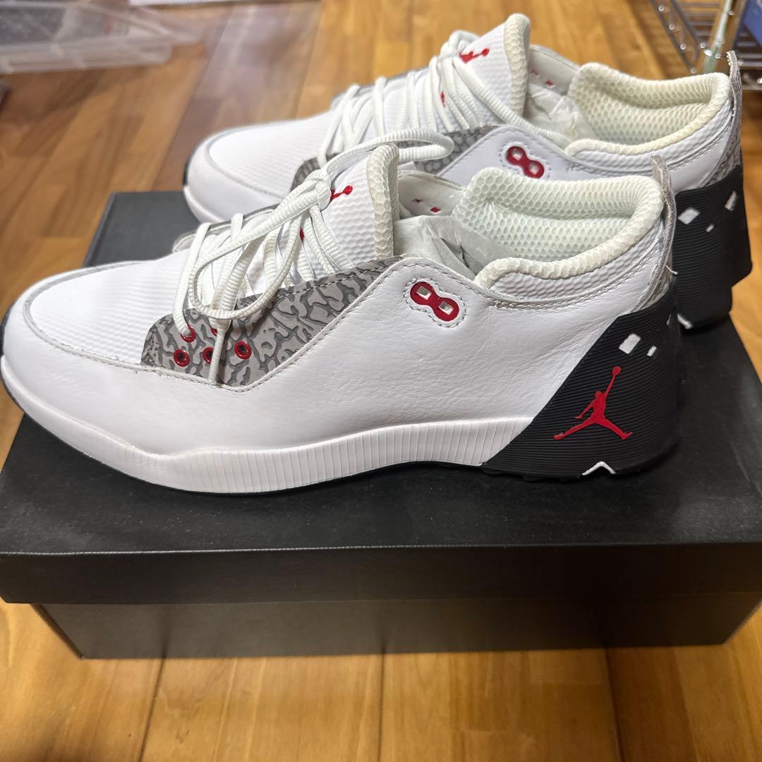 Jordan ゴルフシューズ ホワイト/グレー/ブラック/レッド