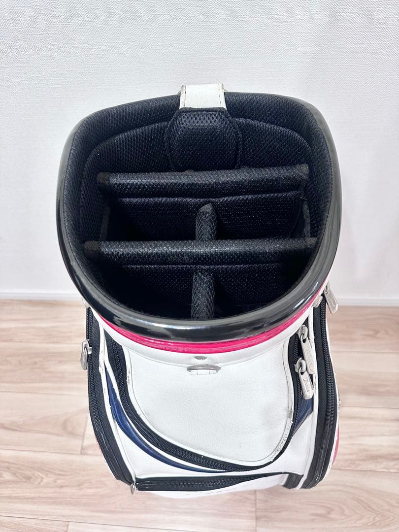 Titleist キャディバッグ ホワイト レッド