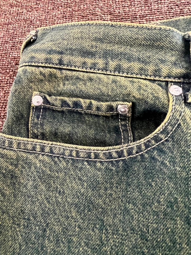 Paul Smith 24AW オリーブグリーン ストレートデニム